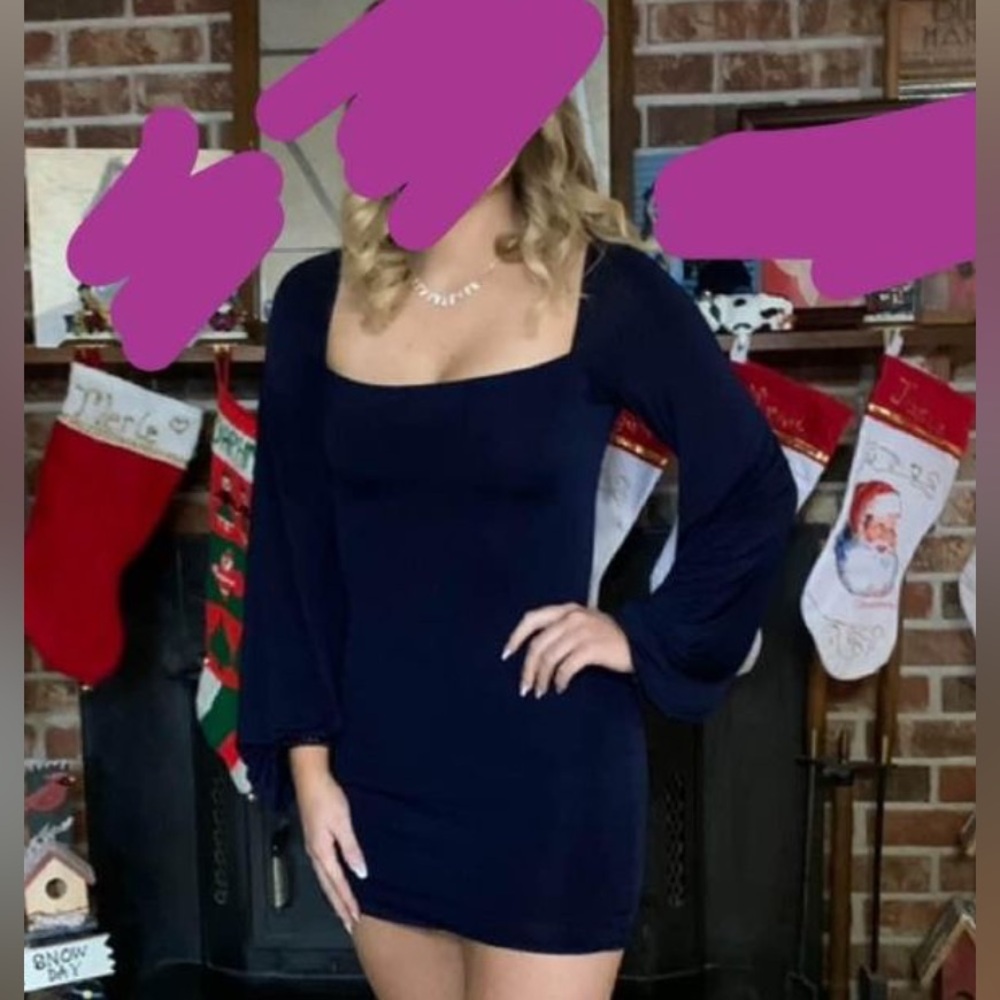 Blue Hoco dress